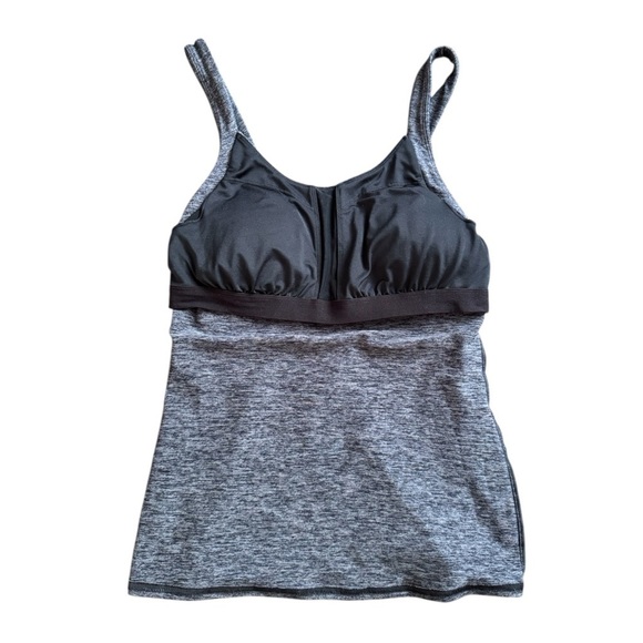 Alo Alosoft Complete Tank - Dark Heather Grey Small - Picture 10 of 11